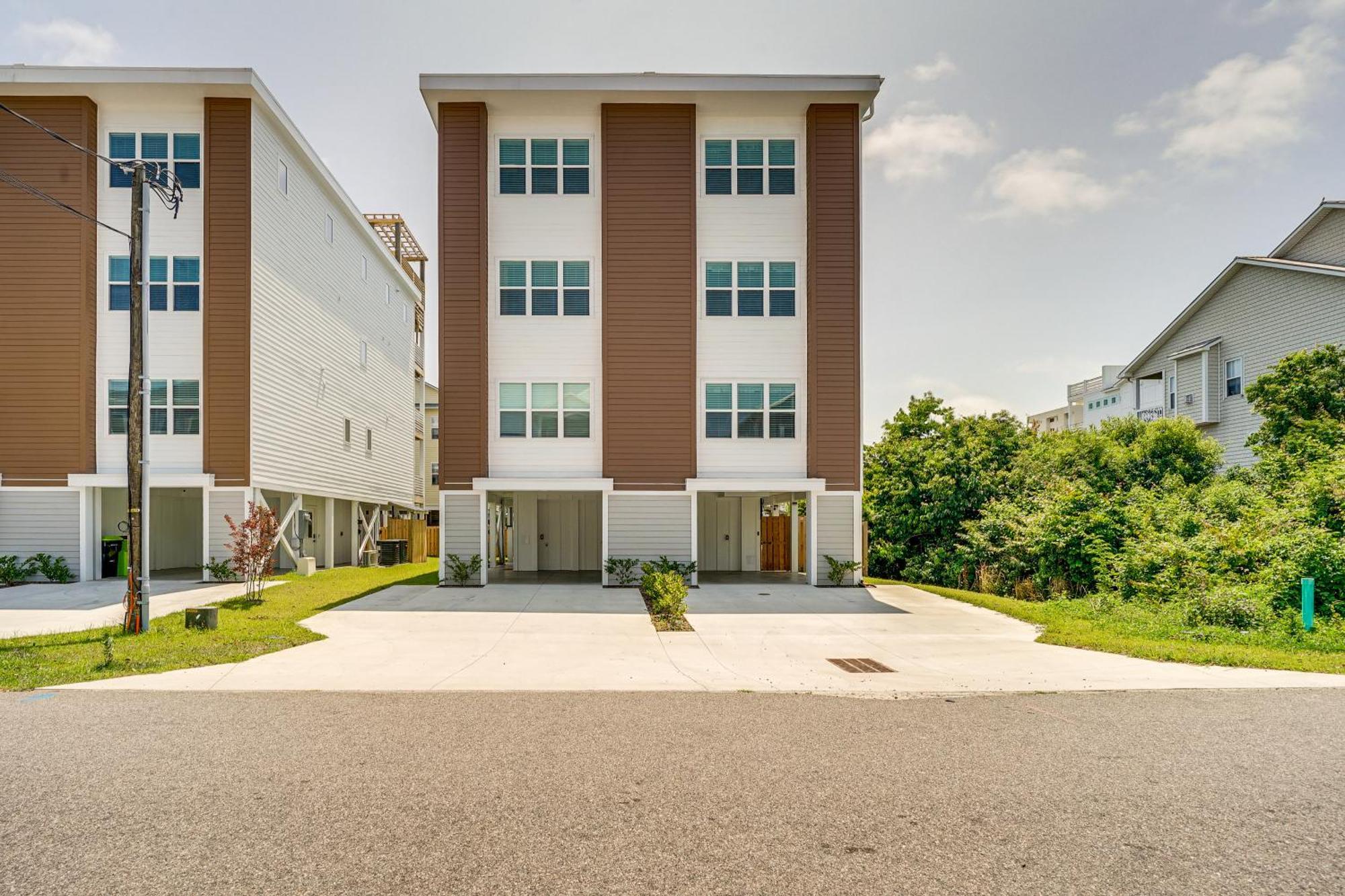 Carolina Beach Vacation Rental With Rooftop Terrace Exterior photo